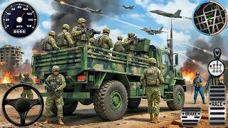 Army Truck Driving Cargo Games - US Offroad Army Truck Driving 3D 2025 - Andriod Gameplay screenshot 4