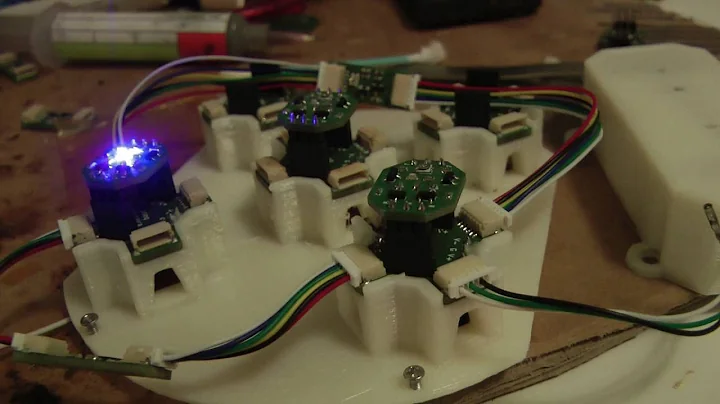 Central Pattern Generator with electronic neurons.