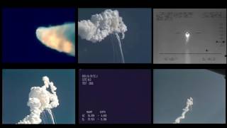 STS51L Challenger  Multi Angle Launch Footage