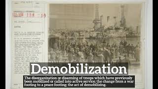 What is Demobilization | How Does Demobilization Look | How to Say Demobilization in English