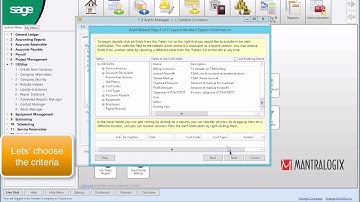 Sage 100 Contractor Alerts