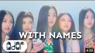Newjeans 뉴진스 Attention With Names