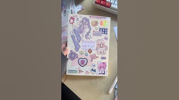 Decorate my new journal with me! (Midori A5) #journalwithme #stationery #diarydeco