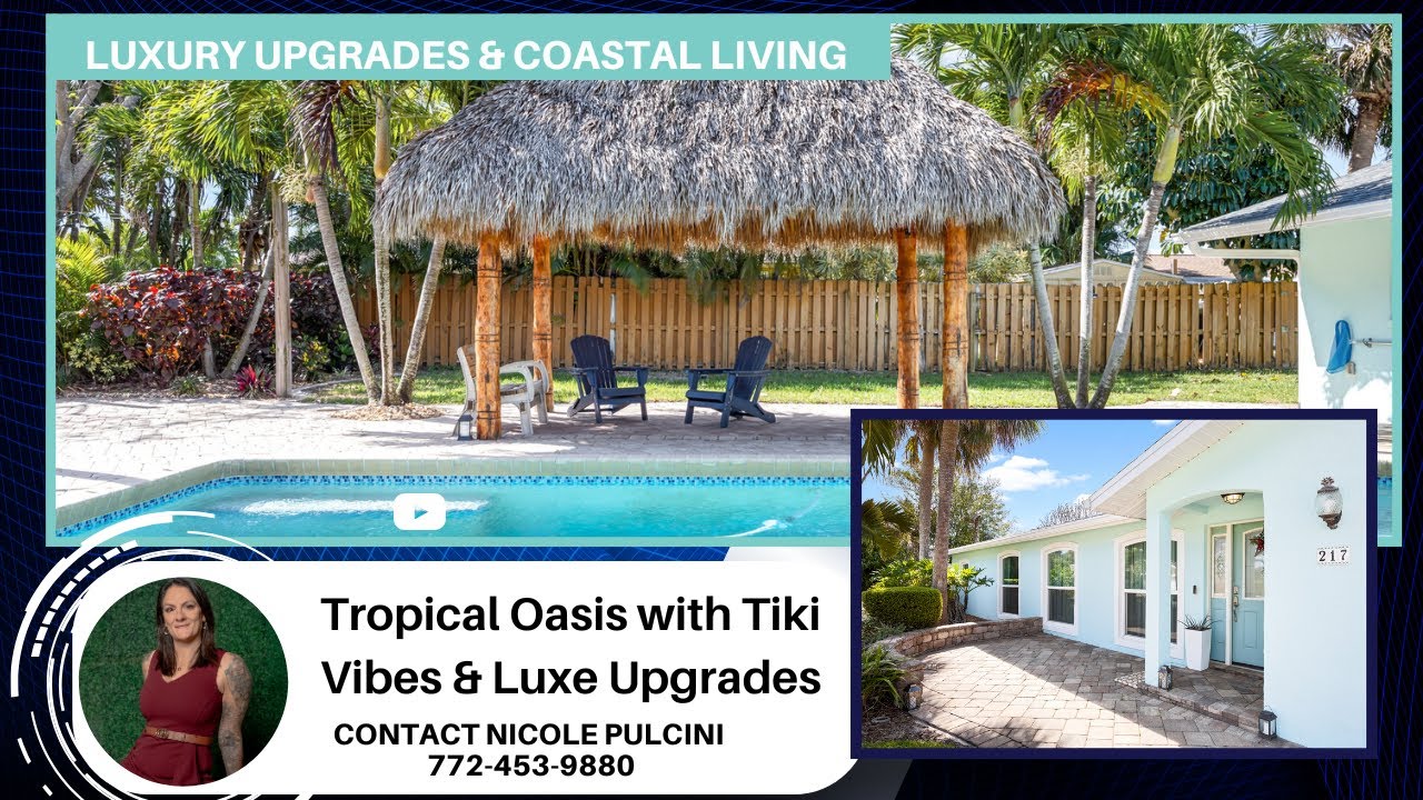 Image result for Luxury Coastal Home with Tiki Oasis in Melbourne Beach | Full Tour ...
