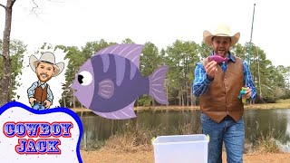Cowboy Jack Goes Fishing | Cowboy Jack | Educational Videos for Kids