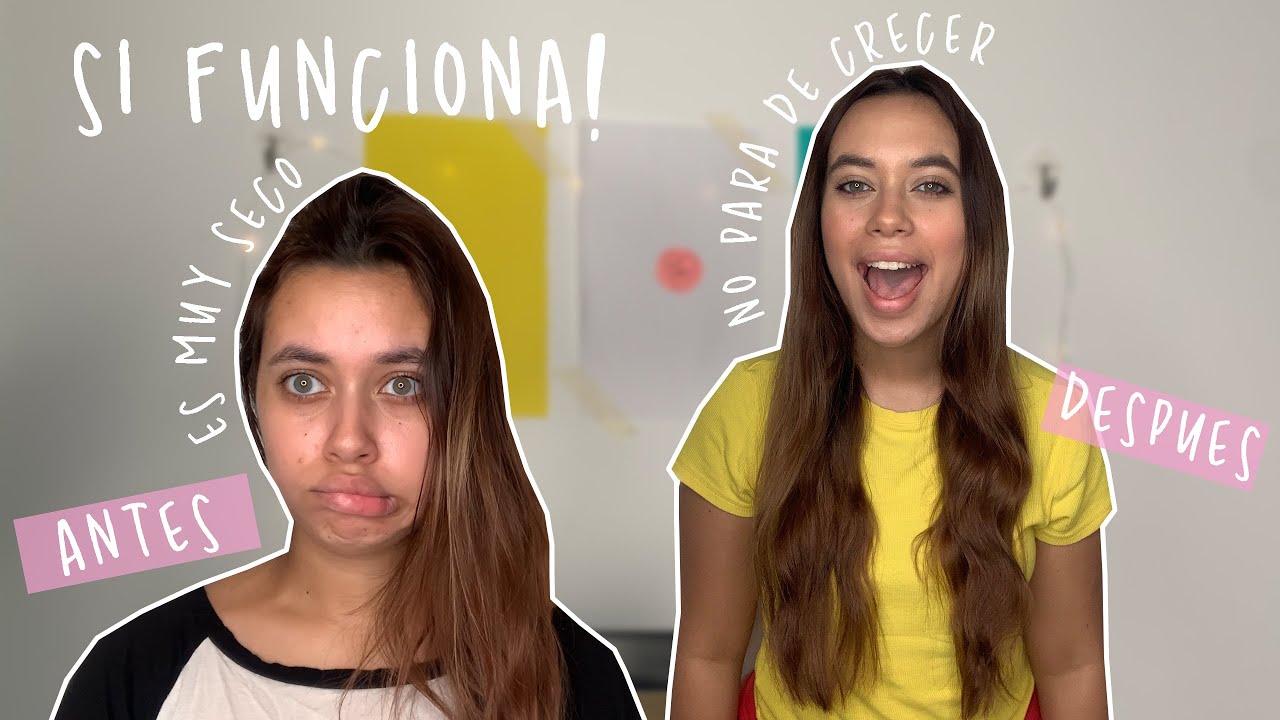 CABELLO LARGO Y BRILLANTE CON SOLO 3 INGREDIENTES