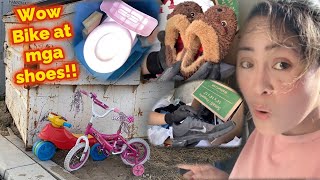 Dumpster Diving two Bikes, Shoes, Chair and Potty Training Toilet Wow Jackpot | Shang in California