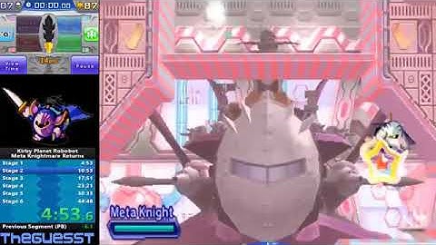 Kirby: Planet Robobot - Meta Knightmare Returns in 44:30.12 IGT by Theguesst