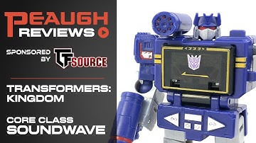 Video Review: Transformers: War for Cybertron - Core Class SOUNDWAVE