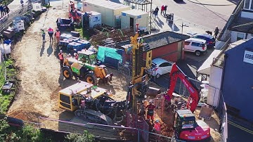 Mini Piling for Cliff Stabilisation | Gibraltar Rock, Tynemouth