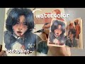 cómo pinto con acuarela ✧sae-byeok✧ / proceso explicado / kuretake gansai tambi watercolor