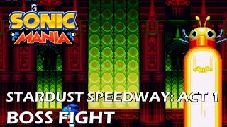 Sonic Mania - Stardust Speedway Zone: Act 1 Boss Fight Resimi
