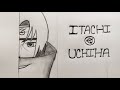Easy Anime Drawing || How to Draw Itachi Naruto Character Step by Step || Anime Characters Drawing