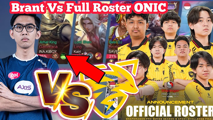 Brant EVOS VS FULL Roster FNATIC ONIC Kairi Kiboy#mobilelegends #kairi #kiboy