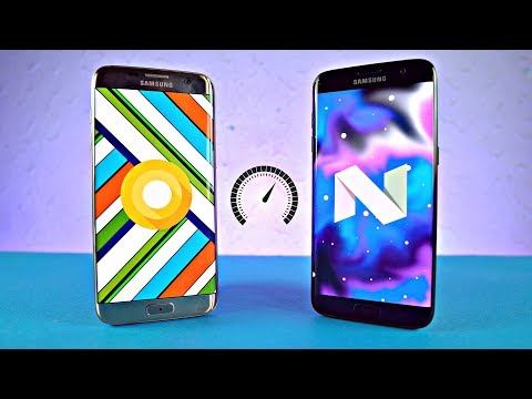 Samsung Galaxy S7 Edge - Android 8.0 Oreo vs 7.0 Nougat - Speed Test!