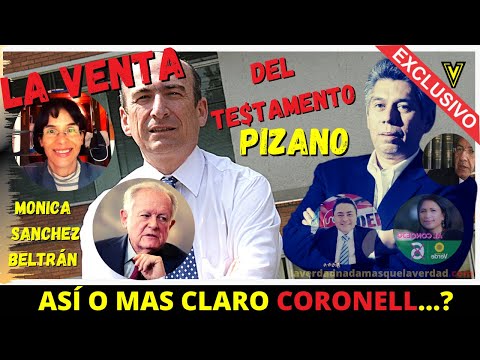 LA VENTA DEL TESTAMENTO PIZANO - DANIEL CORONELL - MÓNICA SANCHEZ BELTRÁN -