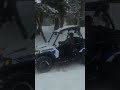 Clearing the driveway with the Polaris RZR 570