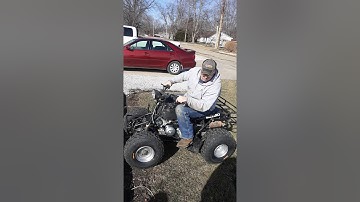 Predator motor and four wheeler frame