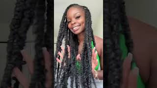 ⭐️Passion Braids Over Locs ⭐️ #braidsoverlocs #locstyles #lochairstyles