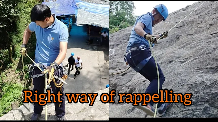 how to rappel | rappelling fundamentals | correct way of doing rappelling | rappelling concept