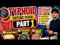Typhoid(enteric fever) imp topics #bams #education #pathology #rognidan #nursing #mbbs #exam #study