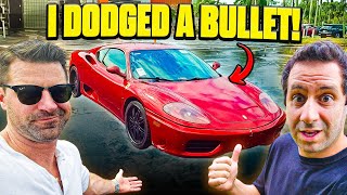 I tried to buy The Ferrari that Samcrac left to Die but its WORSE THAN I THOUGHT!  Flying Wheels