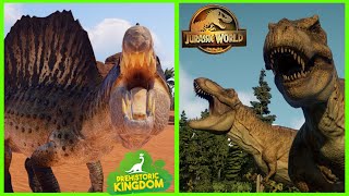 ALL 19 DINOSAURS | Prehistoric Kingdom VS JWE2 [4K]