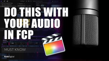 How to Remove Background Noise in FCP without any plugins | Make your Audio Sound Amazing