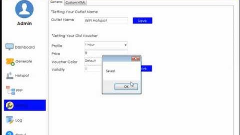 Setup M-Tik Settings