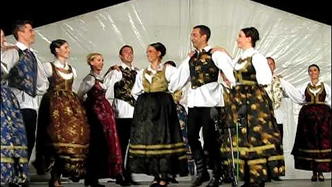 Lado - National Folk Dance Ensemble of Croatia: Bunjevacko Momacko Kolo part 1