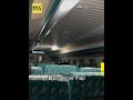 高鐵末班車突斷電停駛 旅客摸黑:沒燈沒冷氣 #shorts