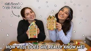 How Well Does My Best Friend Know Me? (+ Gingerbread House Decorating Competition) | Carolyn Morales by Carolyn Morales 155 views 2 years ago 19 minutes