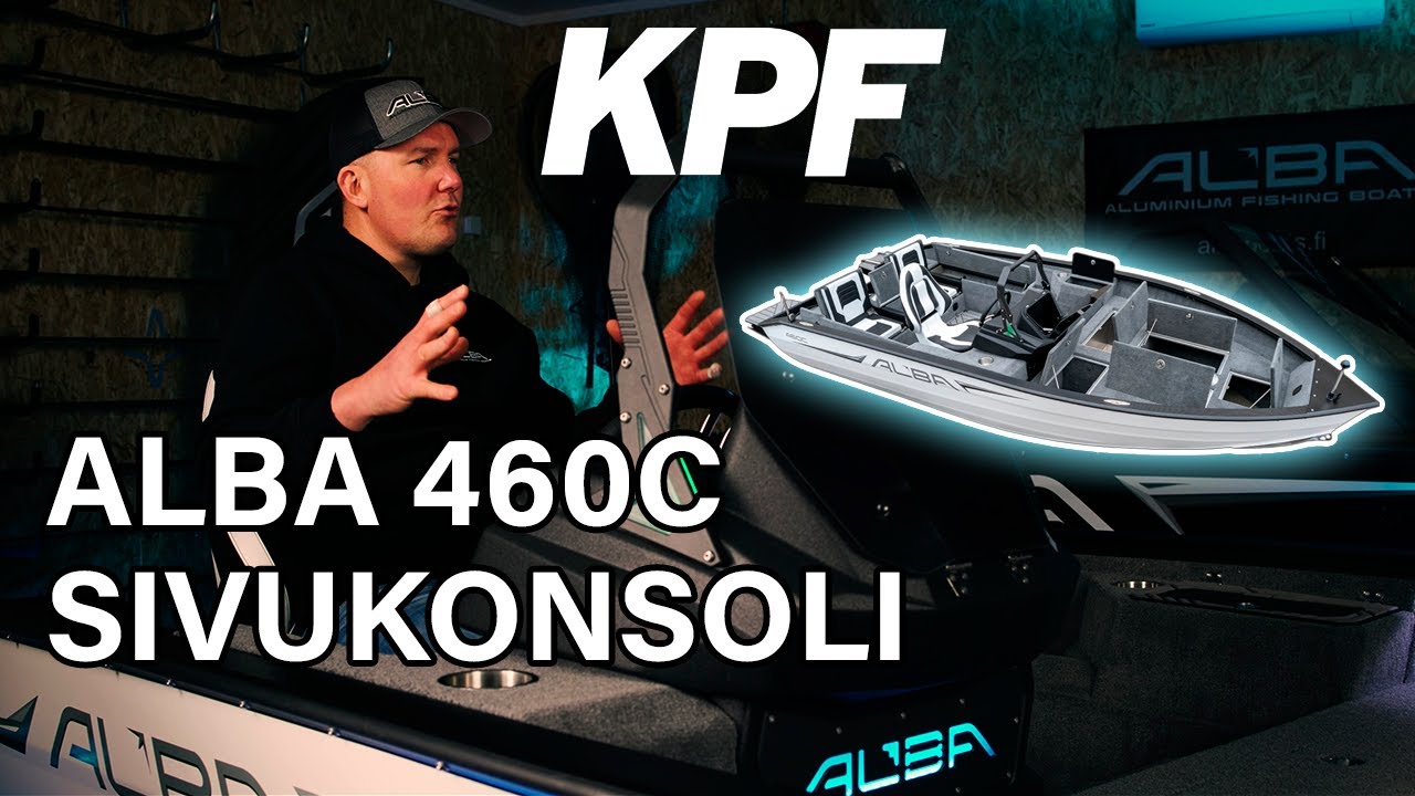 Esittelyssä: ALBA 460C Sivukonsoli Heittokalastusvene