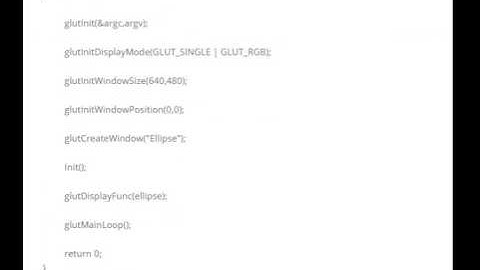 ELLIPSE DRAWING USING MIDPOINT ALGORITHM