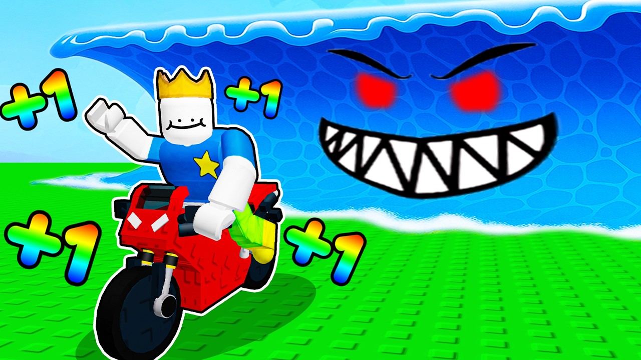 +1 MOTORCYLE SPEED to ESCAPE Roblox Tsunami