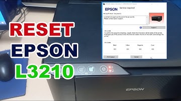 How to Reset Epson L3210 Service Required Error