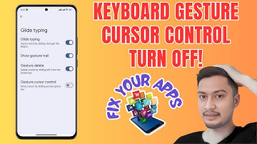 How to Turn Off Gesture Cursor Control from the Keyboard