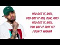 Chris Brown No Guidance Lyrics Chris Brown No Guidance Lyrics