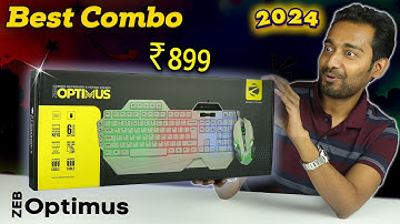 Zebronics Optimus Gaming keyboard & Mouse Review | Best Gaming Keyboard & Mouse Combo under 900