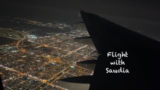 Flight with Saudia from Zurich to Riyadh in an Airbus A320U