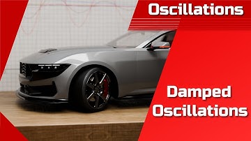 Damped Oscillations | Derivation of the Differential Equation | Period | Frequency | Formula