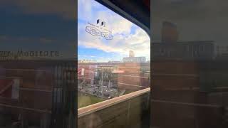 Zurich, Stettbach With Train And Beautiful Afternoon