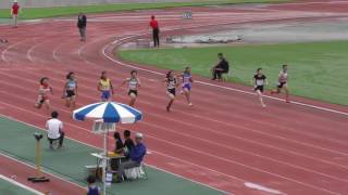 20160828群馬県夏季強化記録会女子100m9組