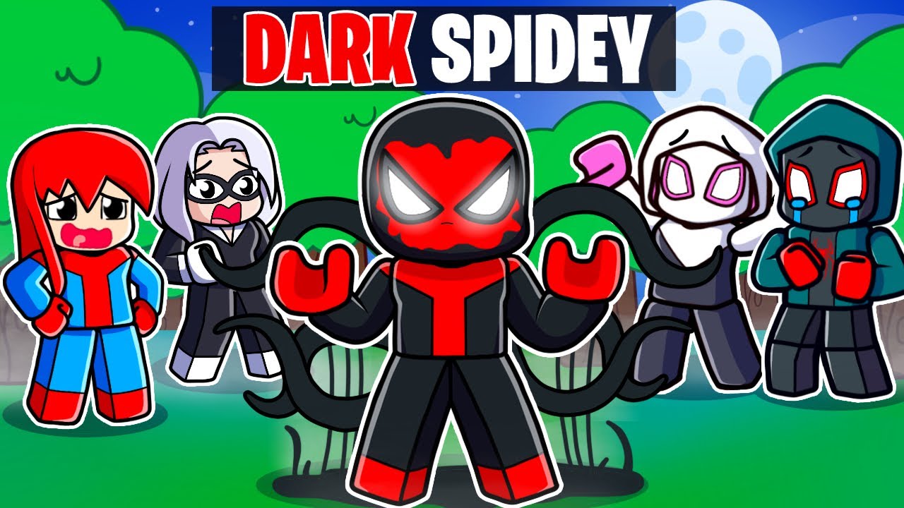 Spiderman Turns Into DARK SPIDERMAN In Roblox....