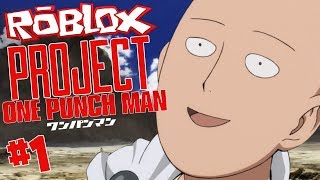 STRONGER THAN SAITAMA?! | Roblox: Project OPM (One Punch Man) | Episode 1