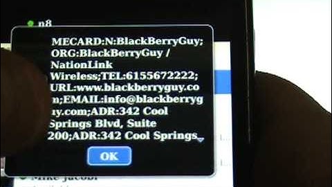 BlackBerry QR Code Demonstration