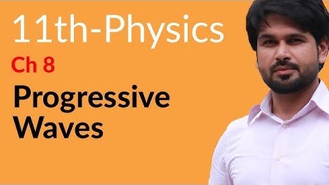 First Year Physics, Ch 8 - Explain Progressive Waves - FSc Physics Book 1