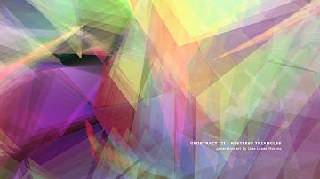 GEOSTRACT III - RESTLESS TRIANGLES (Touchdesigner)