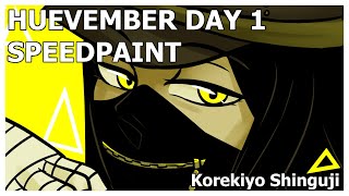 [DRV3 SPEEDPAINT] Huevember Day 1 ft. Korekiyo Shinguji