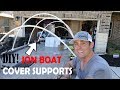 Best Boat Cover Support System - DIY boat cover support system. How to make a boat cover support.